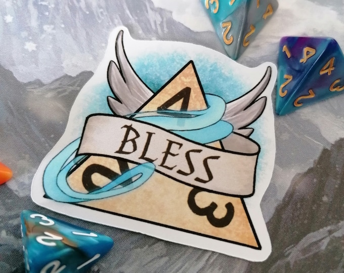 Bless Sticker DnD Sticker - Dungeons and Dragons