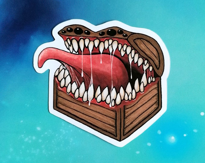 Mimic Sticker from Dungeons and Dragons - Tabletop Roleplaying - Monsters