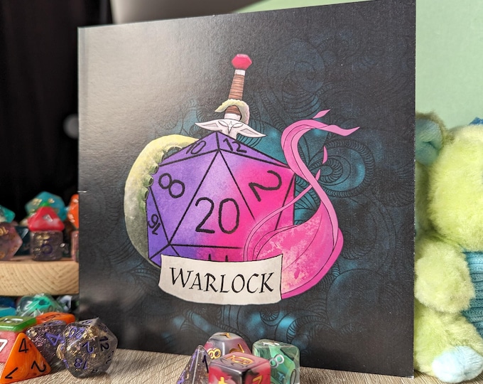 Warlock Greeting Card