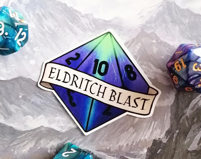 Eldritch Blast Sticker DnD Sticker - Dungeons and Dragons