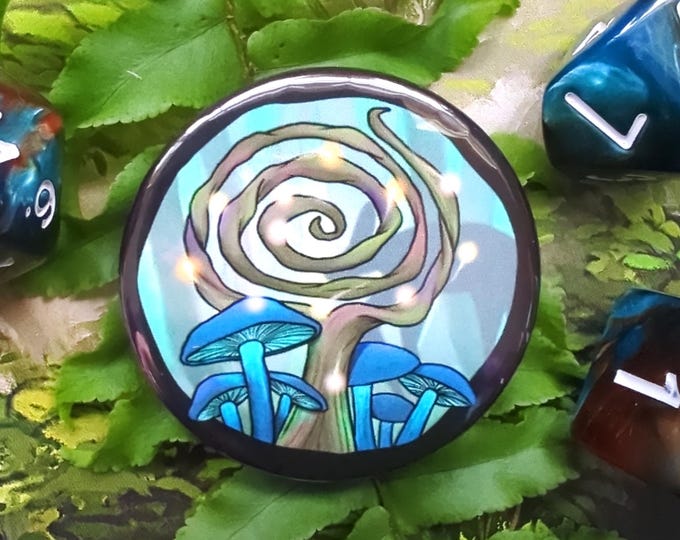 Feywilds Badge - Dungeons and Dragons Badge - Handmade 38mm