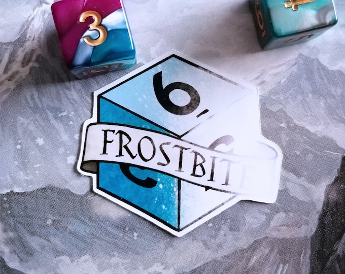 Frostbite Sticker DnD Sticker - Dungeons and Dragons