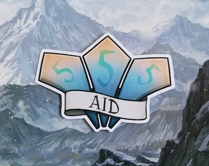 Aid Spell Sticker - DnD Sticker - Dungeons and Dragons