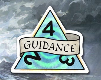 Guidance Sticker DnD Sticker - Dungeons and Dragons