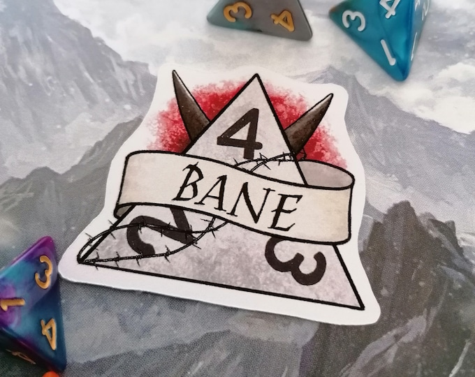 Bane Sticker DnD Sticker - Dungeons and Dragons