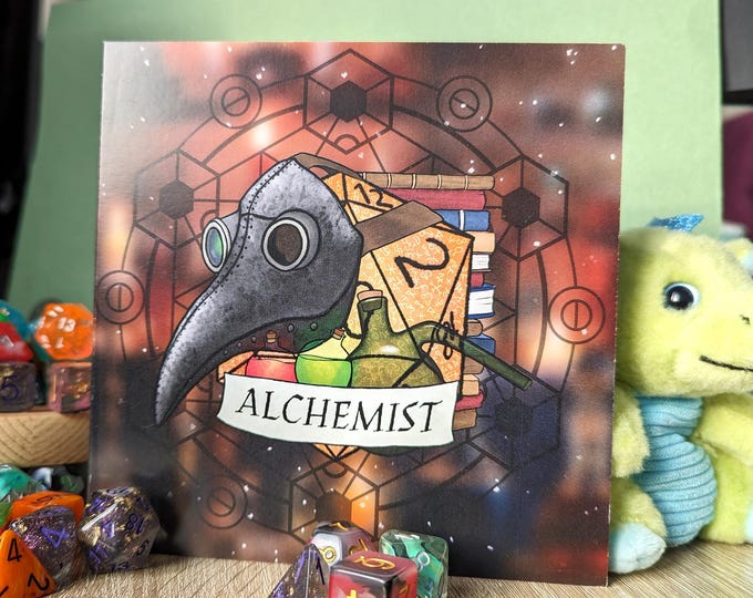Alchemist Greeting Card
