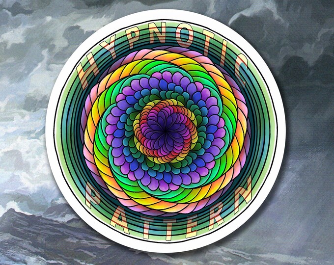 Hypnotic Pattern Sticker - Dungeons and Dragons