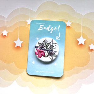 Procrastination Badge - Fun Pin Badge - 38mm
