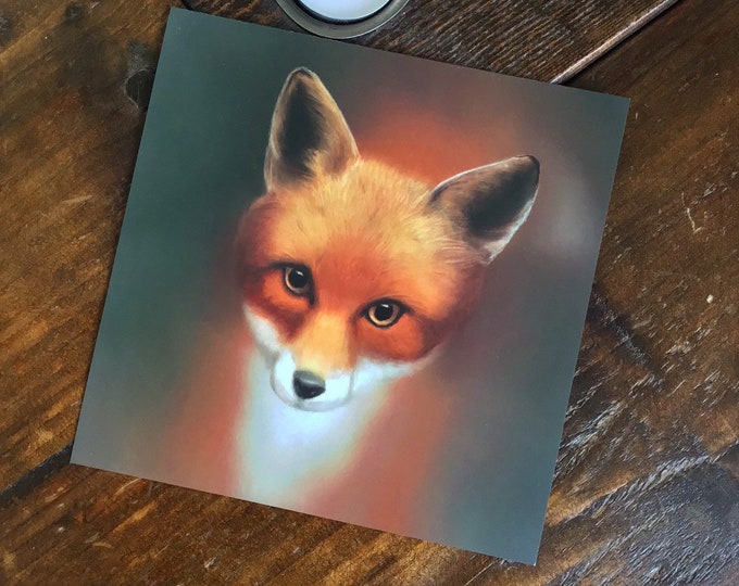 Young Fox - Art Print - Animal Art Print