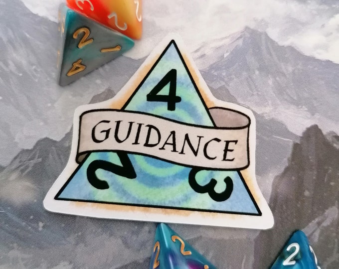 Guidance Sticker DnD Sticker - Dungeons and Dragons