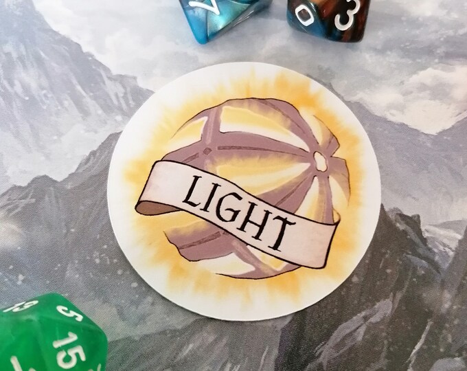 Light Sticker DnD Sticker - Dungeons and Dragons