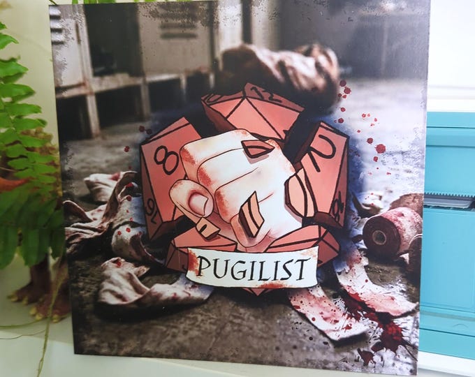 Pugilist Greeting Card