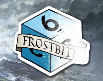 Frostbite Sticker DnD Sticker - Dungeons and Dragons