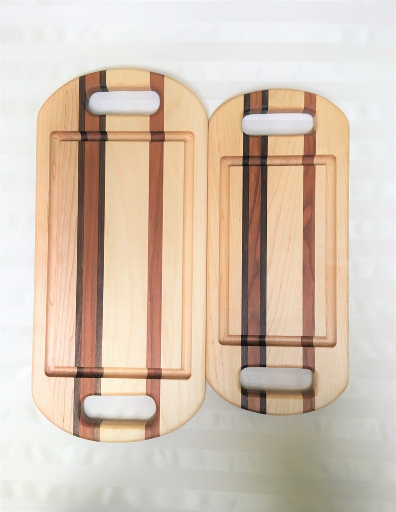 Cutting Board with Handles Oval Serving Tray Trivet 2 Etsy