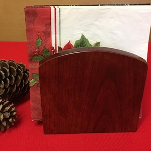 Napkin Holder Coffee Filter Holder Mail Caddy Desk Organizer Teacher Appreciation Back to School Gift WV Handmade in USA Free Shipping image 12