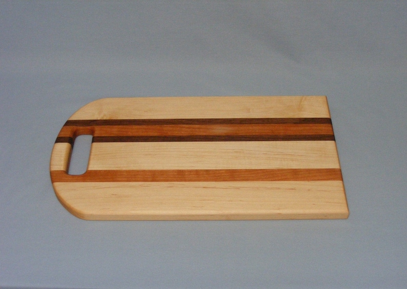 Round Handle Cutting Board with Groove 2 Colors 2 Sizes Etsy