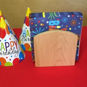 Napkin Holder Coffee Filter Holder Mail Caddy Desk Organizer Teacher Appreciation Back to School Gift WV Handmade in USA Free Shipping image 14
