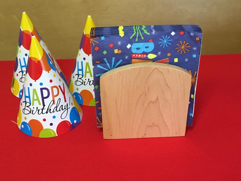 Napkin Holder Coffee Filter Holder Mail Caddy Desk Organizer Teacher Appreciation Back to School Gift WV Handmade in USA Free Shipping image 14
