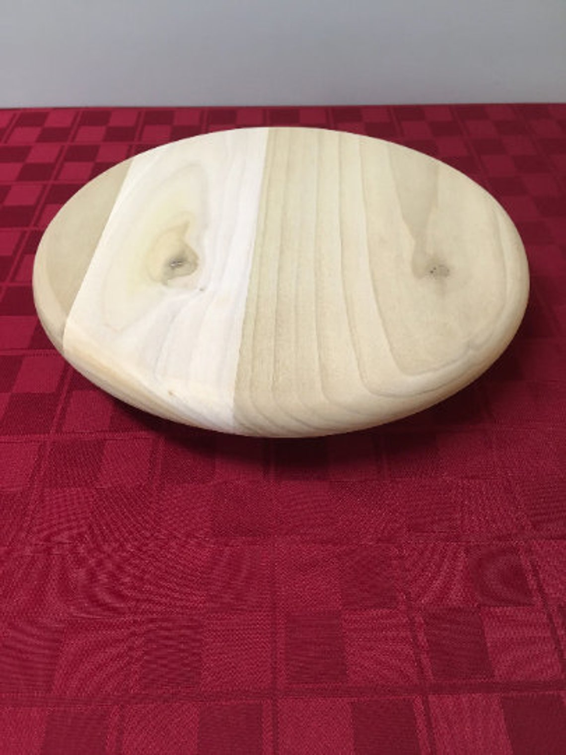 DIY Unfinished Lazy Susan Turn Table Oak or Poplar 624 Inches Etsy