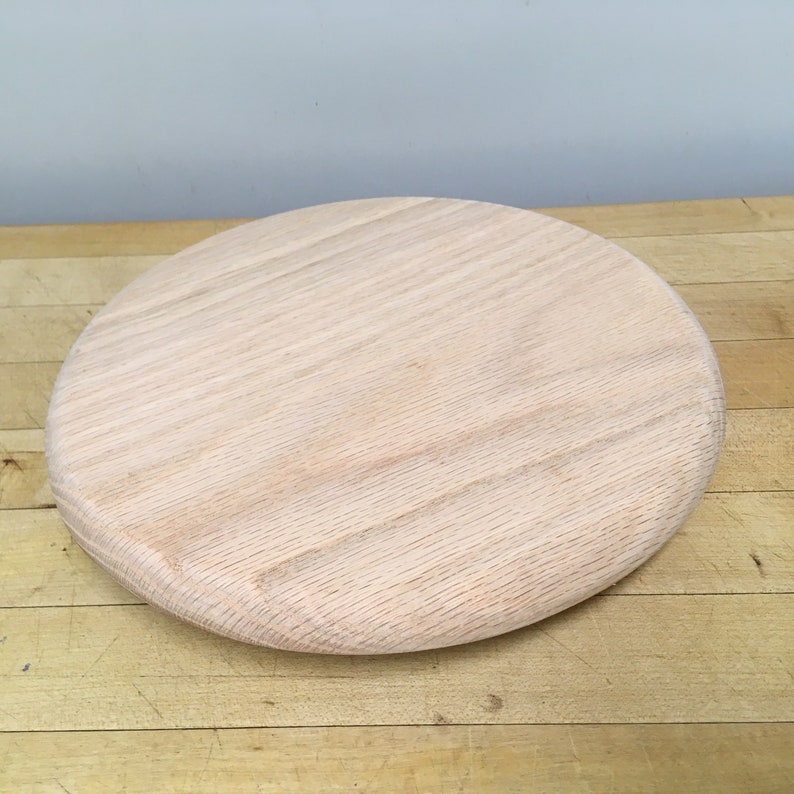 DIY Unfinished Oak Lazy Susan Turn Table 6 23 Inches Buy Etsy