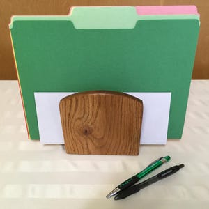 Napkin Holder Coffee Filter Holder Mail Caddy Desk Organizer Teacher Appreciation Back to School Gift WV Handmade in USA Free Shipping image 13