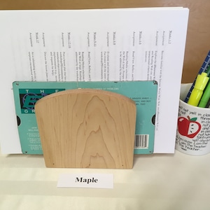 Napkin Holder Coffee Filter Holder Mail Caddy Desk Organizer Teacher Appreciation Back to School Gift WV Handmade in USA Free Shipping