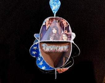Jefferson Airplane Starship Album Cover Ornament Made Of Record Jackets - Eco-Friendly Music Decor