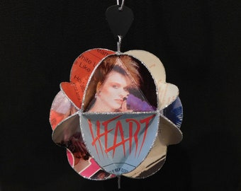 Heart Band Album Cover Ornament Made Of Record Jackets Ann Wilson Nancy Wilson