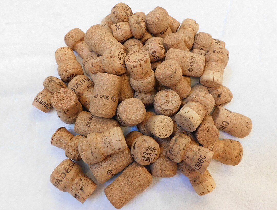 Champagne Corks Lot for Crafts DIY 46 Corks Wine Corks Bulk Etsy