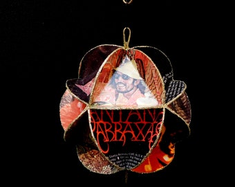 Santana Band Album Cover Ornament Made From Record Jackets - ABRAXAS