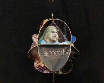 Allman Brothers Band Album Cover Ornament Made Of Record Jackets - Eco-Friendly Music Decor