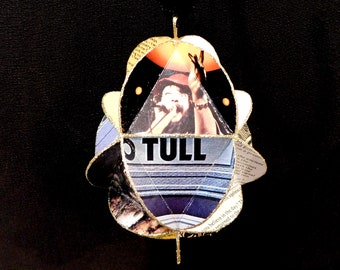 Jethro Tull Album Cover Ornament Made Of Record Jackets - Ian Anderson