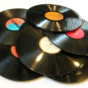 Vinyl Records Lot, 25 Albums For Art, Crafts, DIY, Decor - All Good Artists - Destash Bulk Lot You Choose