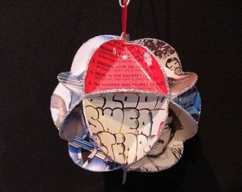 Blood Sweat & Tears Album Cover Ornament Made From Record Jackets