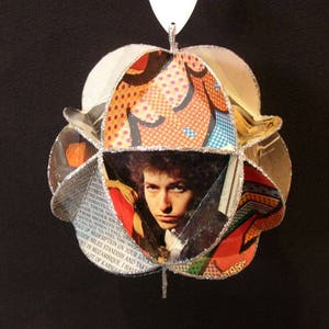 CUSTOM Album Cover Ornament Made of Record Jackets - You Choose Artist (Contact Me First!)