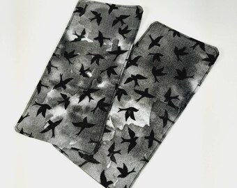 Warm/cold therapy eye pillow, microwavable unscented sleep rice mask, wedding gift, girls' weekend spa, sinus headache pressure rice pack
