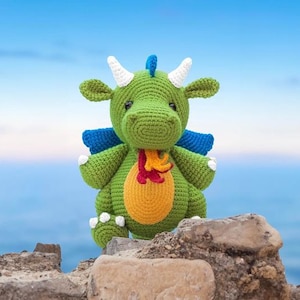 Schema Drago amigurumi PDF facili da seguire, perfetti per principianti. Crea personaggi adorabili con i nostri pattern unici e dettagliati!