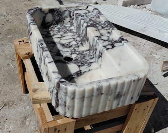 marble violet sink