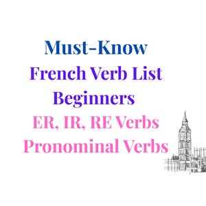 Aprenda verbos franceses Lista ebook Verbos franceses regulares para iniciantes Verbos franceses er ir re Dominando os verbos franceses Guia de verbos franceses