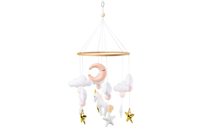 Unicorn Baby Mobile Crib Mobile Handmade Baby Mobile Baby Shower Gift