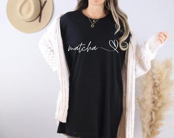 Camiseta para amantes del matcha: camiseta acogedora para adictos al matcha