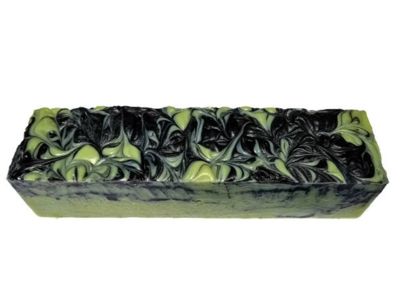 SOAP 3.5 lb Rosemary Lime Activated Charcoal Soap Loaf, Wholesale Soap Loaves, Vegan Soap, Cold Processed Soap, Natural Soap, Christmas image 3