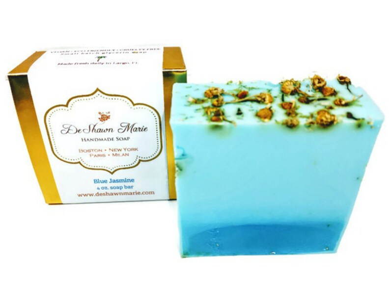 SOAP 3.5lb Blue Jasmine Soap Loaf Handmade Soap Loaf Vegan Etsy