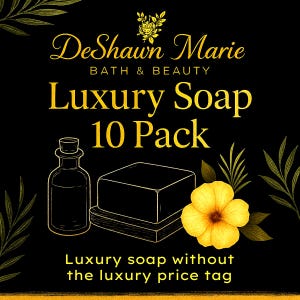 10er-Pack Handgefertigte Artisan Seifen-Set, luxuriöse vegane Naturseifen, meistverkaufte Seife, perfekt für Events und Geschenke Abonnement-Boxen