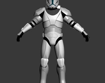 クローン・コマンドー グレゴール ヘルメット：スター・ウォーズ 3D