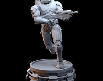 Master Chief STL, Videospiel Charakter, miniatur Stl, Spiel Stl
