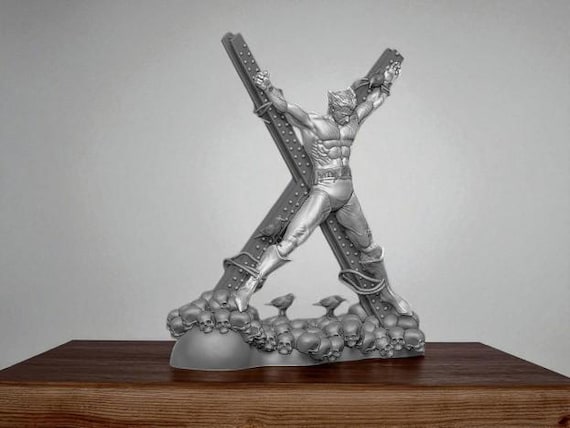 Logan Man , Old man , Logan and Blood  stl  miniature Stl, Game Stl, 3d printer
