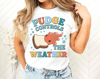 Disney Lilo and Stitch Pudge Controls The Weather Shirt, Disney Fish Pudge T-shirt, Disneyland Family Matching Shirt, Magic Kingdom KDPL06