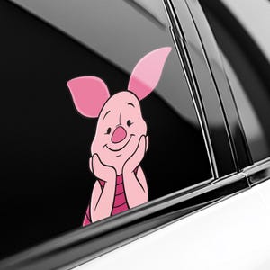 Winnie The Pooh Peekaboo Peeker Peeking Car Window Decal - Bumper Waterproof Vinyl Sticker - Disney Winnie The Pooh - Pack Stickers SLXG17