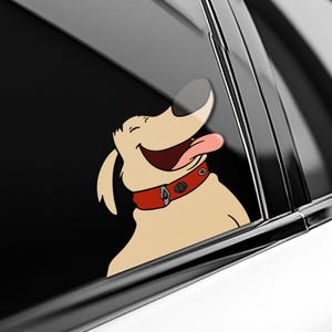 Dug Up Peeker Sticker, Dug The Dog Sticker, Pixar Up Movie Peeker Sticker, Mickey Balloon Sticker, Disney Vacation Disneyland Trip SLWQ04-03